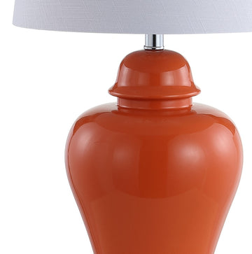 Winnie 27" Ceramic Urn LED Table Lamp - JONATHAN Y